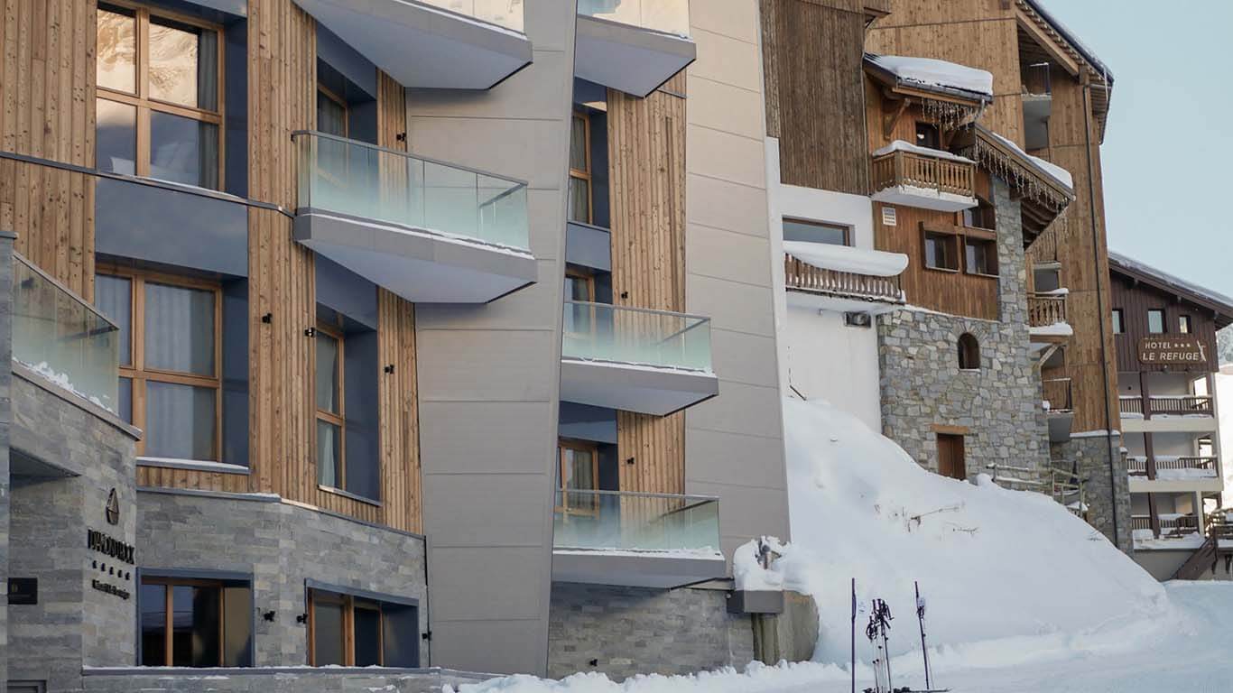 hotel diamond rock 5 tignes isolation exterieure 004 | Thermys Habitat |Lyon | Hôtel 5* DIAMOND ROCK (73)